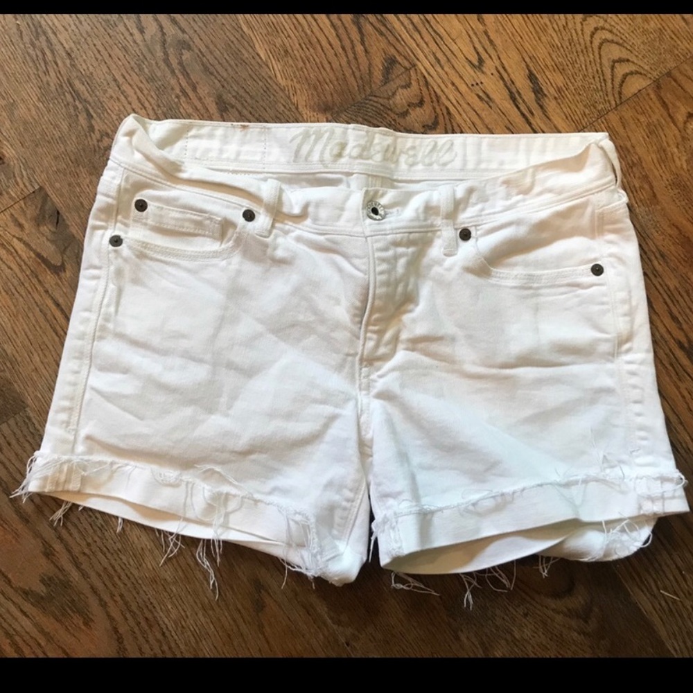 Madewell White Shorts